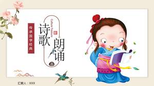 Pendidikan puisi mengatakan template ppt pelajaran