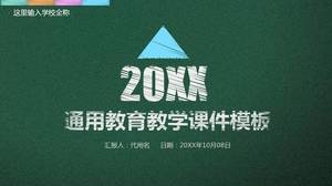 Green Education Talking Lessons PPT Templates