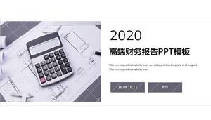 Wysokiej klasy szablon raportu finansowego ppt