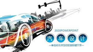Car design theme ppt template