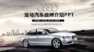 Modèle ppt de thème de voiture BMW