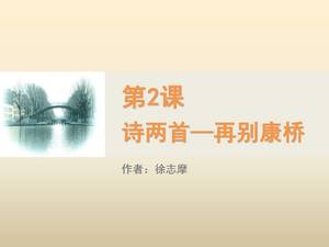 Adiós a los cursos ppt de Cambridge Xu Zhimo