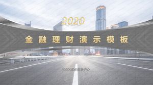 نمط الأزياء الحضرية تقرير عرض الإدارة المالية قالب ppt