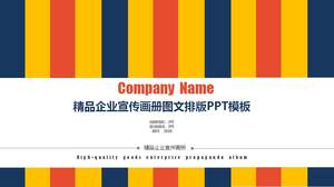 Plantilla ppt de introducción al atlas de color empresarial