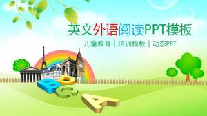 Modèle de ppt de cours d'anglais pour l'éducation des enfants