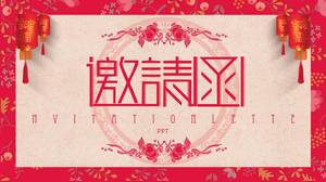 Outlook Blueprint Jahresmeeting Einladungsschreiben ppt-Vorlage