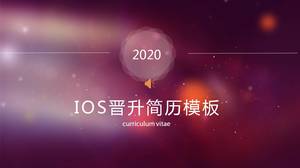 IOS-Apple-Style-Titelwerbung ppt-Vorlage