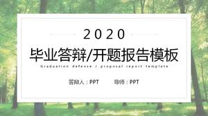 UI geometryczny styl teza obrona szablon ppt