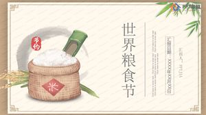 Festivalul alimentar mondial prețuiește mâncarea, refuză să risipească șablonul ppt al bunăstării publice