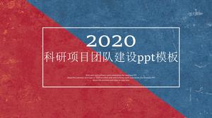 Bilimsel araştırma proje ekibi oluşturma ppt şablonu