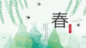 Modello ppt primavera cinese