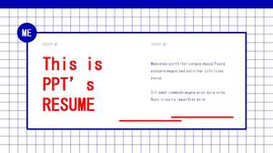 Template ppt pengenalan diri gaya bisnis formal