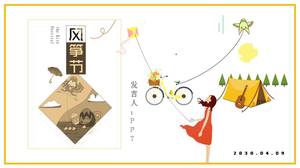 Modelo de plano de planejamento de evento de festival de pipa da moda