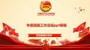 Modelo de ppt de resumo anual de trabalho da Liga Juvenil