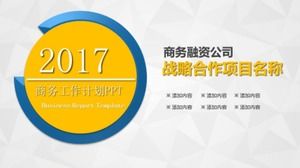 Șablon ppt plan de lucru de afaceri pentru a doua jumătate a anului 2017