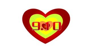 幸せな先生の日赤いお祭りPPTテンプレート