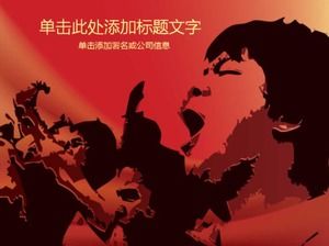 Modello PPT per la Giornata nazionale dei fumetti creativi