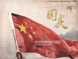 Plantilla PPT del Día Nacional Retro