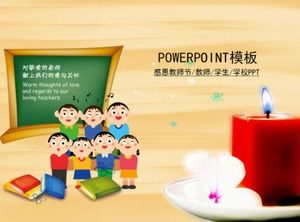 Template PPT hari guru penjahat kartun