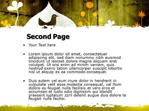 Beautiful creative design PPT template