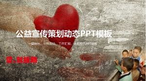 Kamu refahı yardım gönüllü kuruluşu tanıtım PPT şablonu