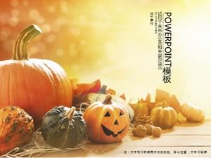 Plantilla PPT de calabaza de Halloween