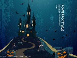 Haunted house Halloween PPT template