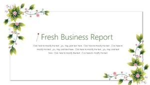 심플하고 신선하고 아름다운 PPT 템플릿