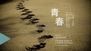 Edebi ve güzel küçük taze sınıf arkadaşlarının buluşması PPT şablonu