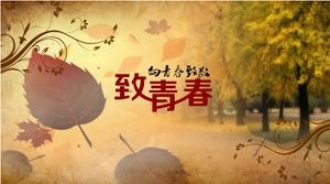 청소년 옛 사진 동창회 PPT 템플릿에