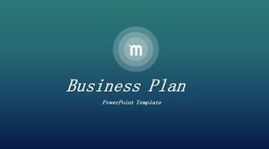 Creative circle circle dark blue company introduction PPT template