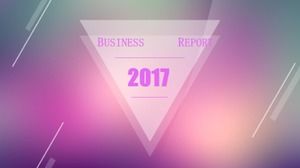 Różany czerwony słodki szablon biznesowy PPT odpowiedni dla kobiet