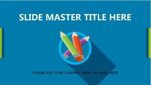 红白拼接时尚大气简约商业计划PPT模板