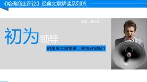 Harvard Business Review PPT-Vorlage für einfache Unternehmensschulungen