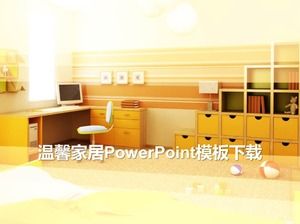 Template ppt industri rumah tangga kuning hangat