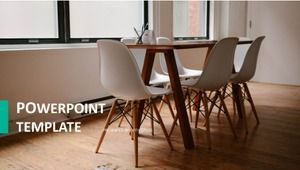 Template slideshow rumah datar sederhana