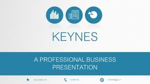 Blue concise internet business plan PPT template