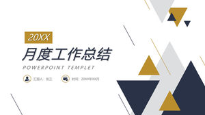 Линия треугольника геометрический стиль ежемесячный отчет о работе шаблон отчета п.