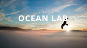 Modèle ppt de style magazine minimaliste européen et américain