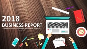 Зеленый, свежий и лаконичный шаблон PPT академического ответа