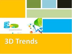 Creative simple color block ppt template