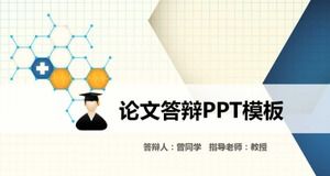 Template PPT pertahanan tesis yang sederhana dan murah hati