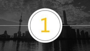 간단한 프로젝트 작업 요약 PPT 템플릿