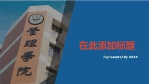 Template PPT tema kelas sekolah