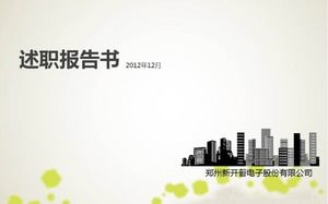 Modelo de ppt de relatório de debriefing de 2012