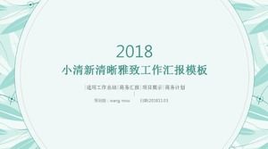 Șablon ppt de raport de lucru proaspăt