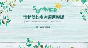 Modèle ppt général d'entreprise frais et simple