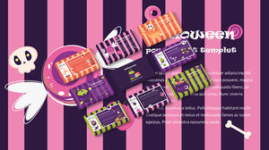 Cute and cute halloween ppt template