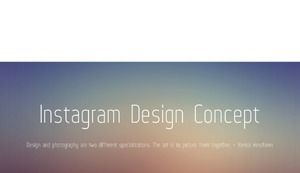 ios tarzı düz butik PPT şablonu