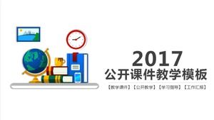 Modern minimalist fashion teacher open courseware teaching PPT template